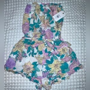 Billabong women’s floral romper coverup medium